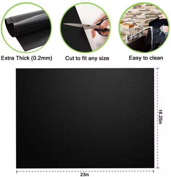 PTFE BBQ Grill Mat – Reusable and Heat Resistant - 图片 2