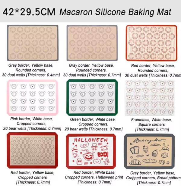 Silicone Macaron Baking Mat - 图片 6